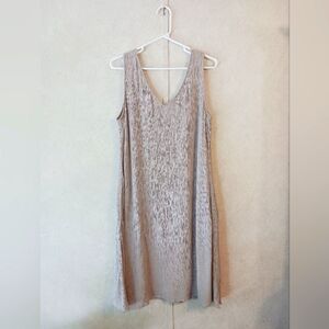 Soft Surrondings Trapeze Style Dress Cotton Summer Knee Length Dress Boho Casual